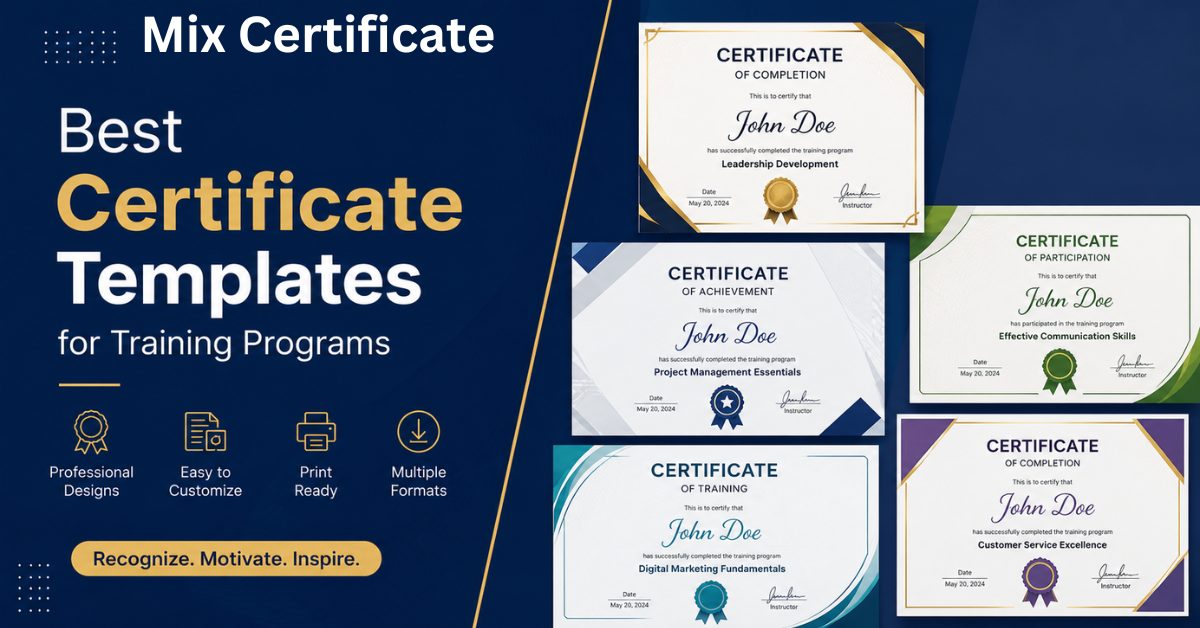 Certificate Templates